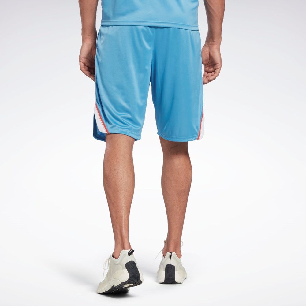 Essential Blue Reebok Workout Ready Mesh Shorts | HA1080