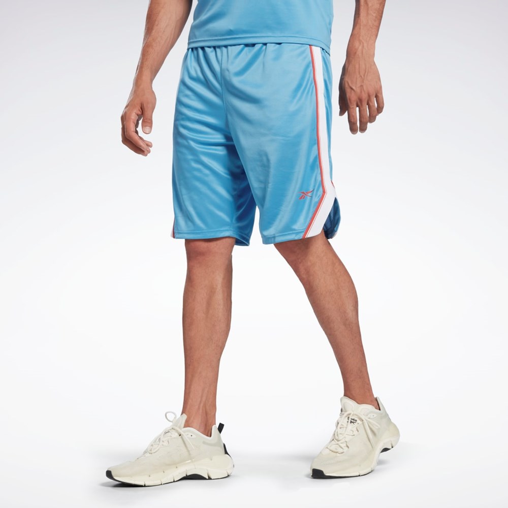 Essential Blue Reebok Workout Ready Mesh Shorts | HA1080