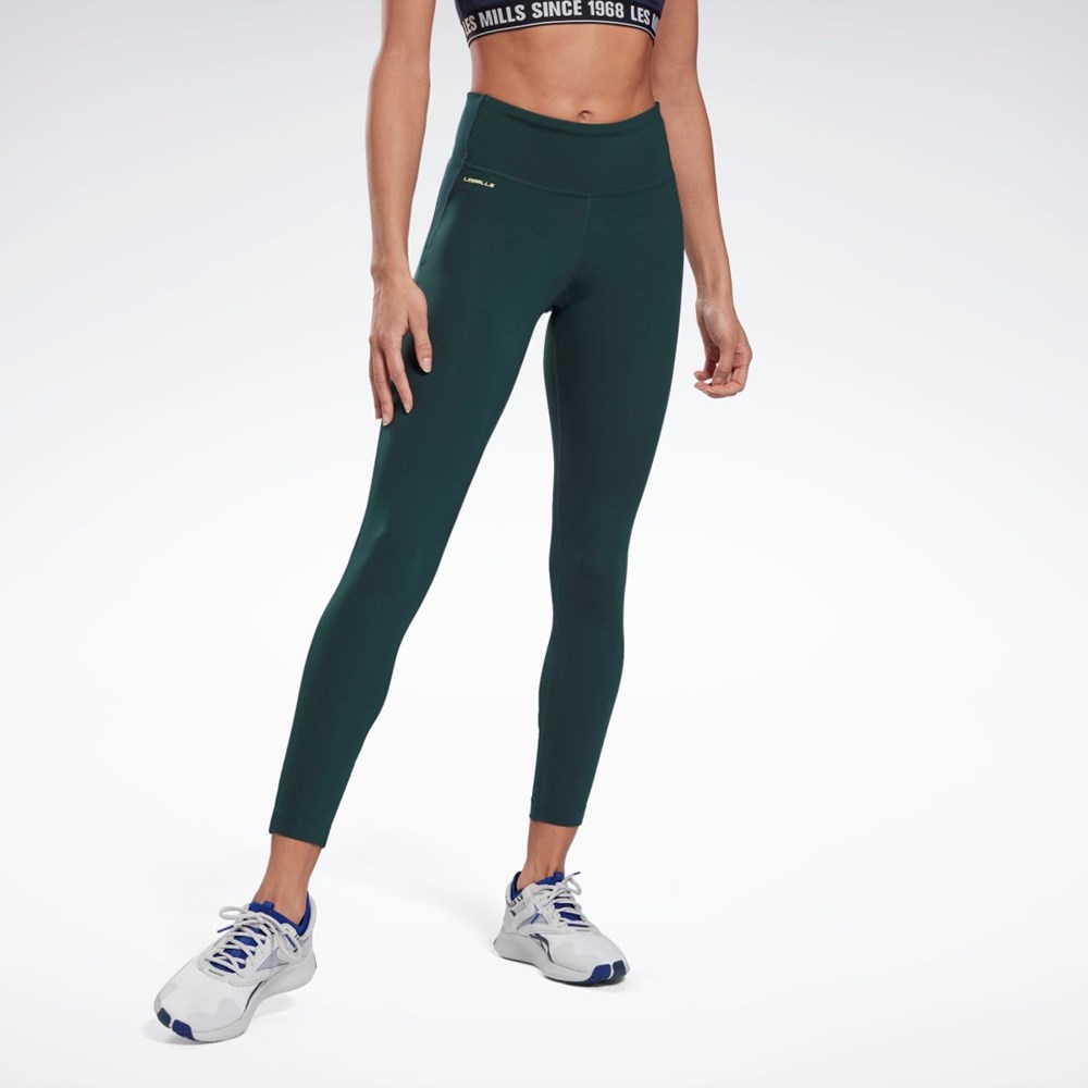 Forest Green Reebok Les Mills® Lux Perform Leggings | GN5968