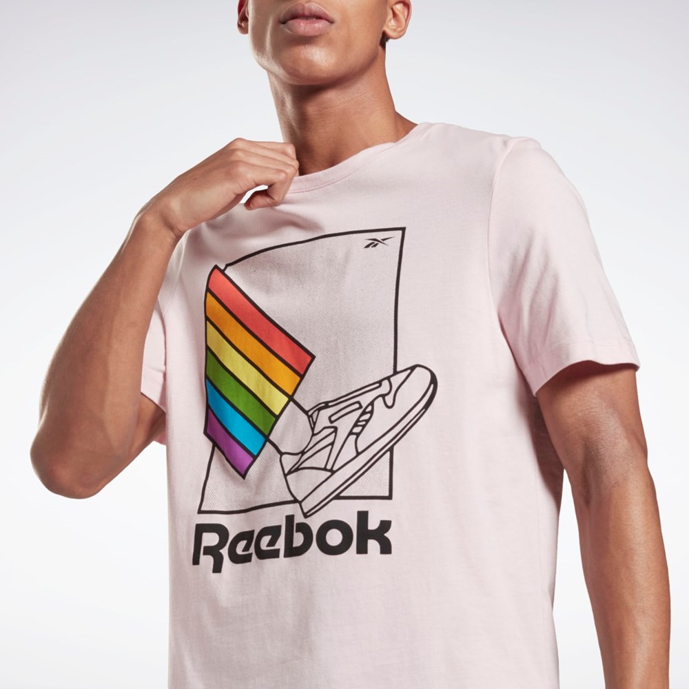 Frost Berry Reebok Pride Graphic T-Shirt | H42549