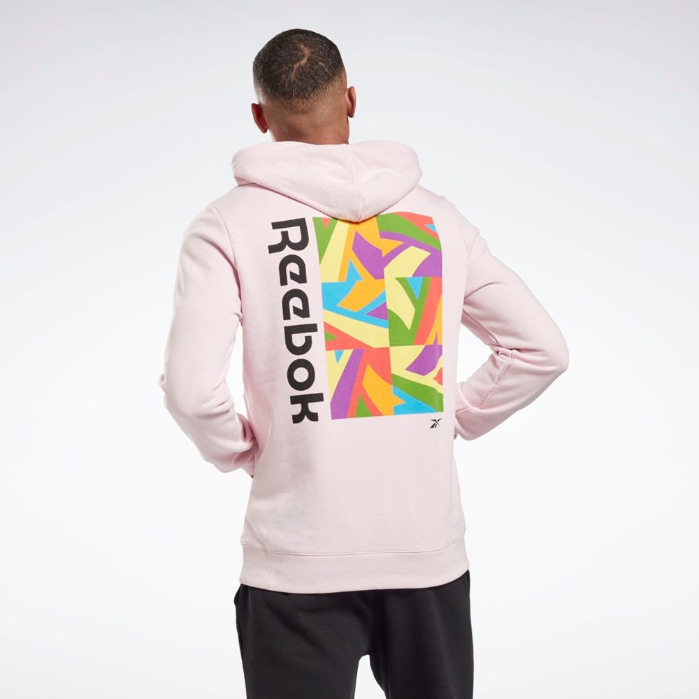 Frost Berry Reebok Tech Style Pride Graphic Sweatshirt | H42546