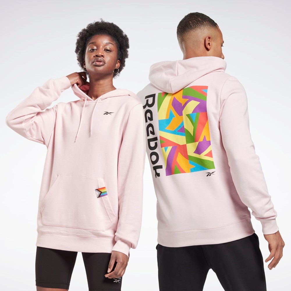 Frost Berry Reebok Tech Style Pride Graphic Sweatshirt | H42546