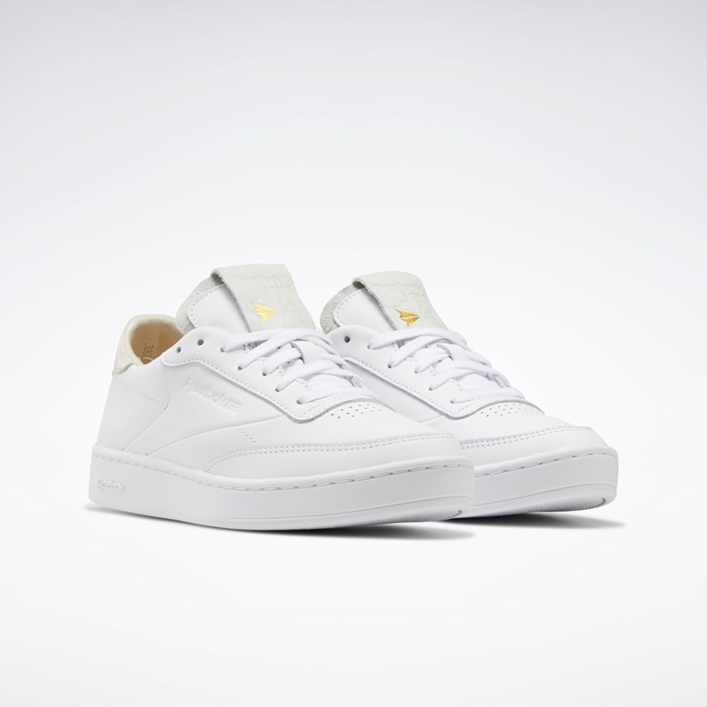 Ftwr White / Ftwr White / Alabaster Reebok Club C Clean Shoes | GW5107