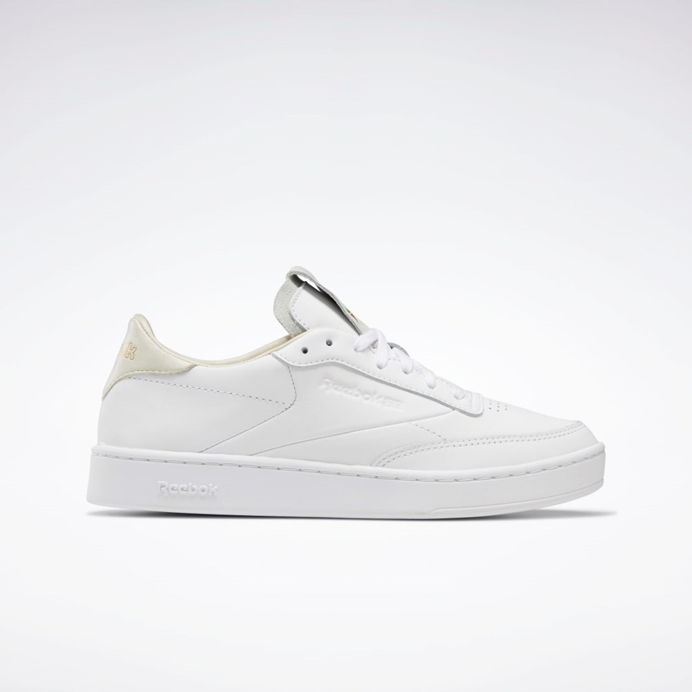 Ftwr White / Ftwr White / Alabaster Reebok Club C Clean Shoes | GW5107