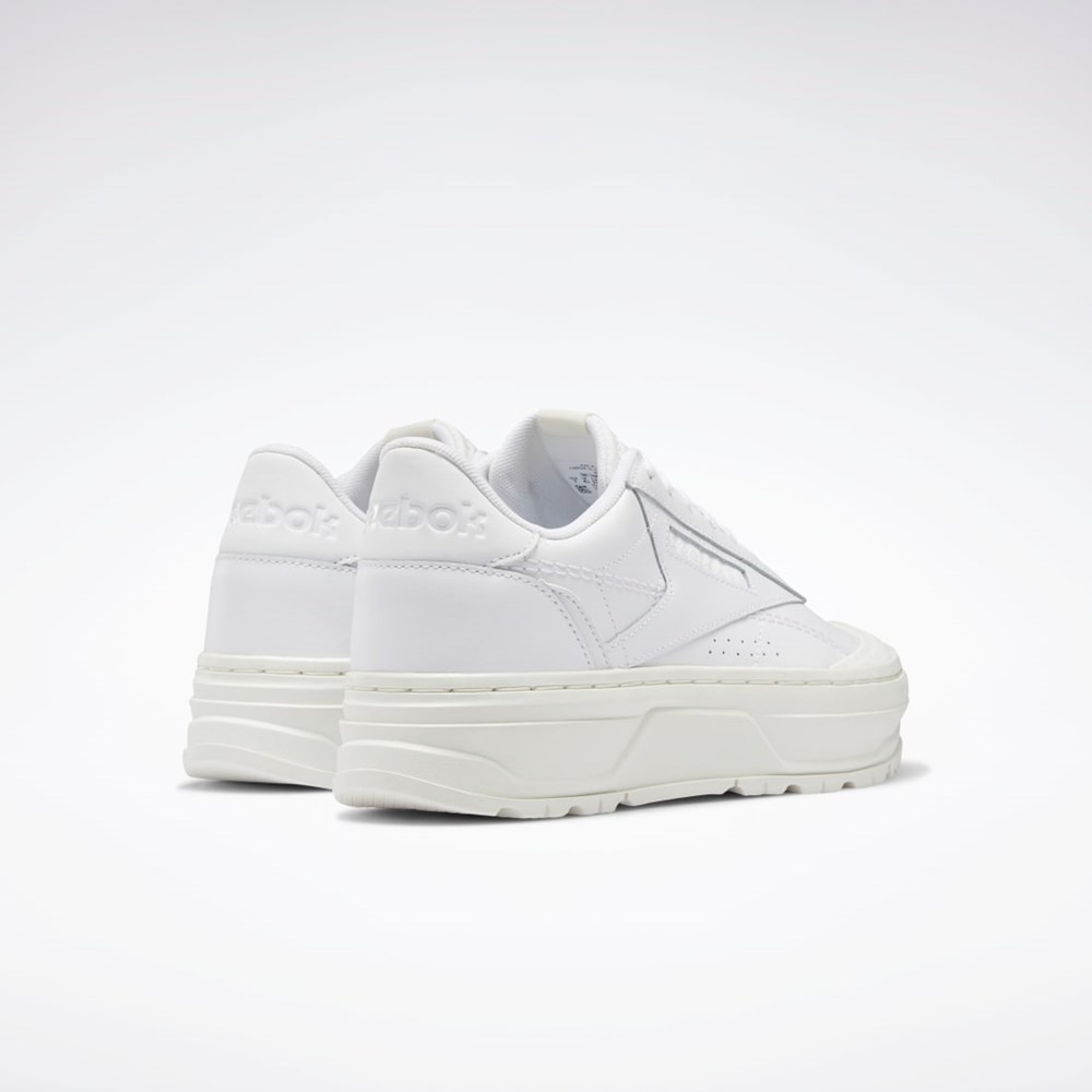 Ftwr White / Ftwr White / Chalk Reebok Club C Double GEO Shoes | H69140