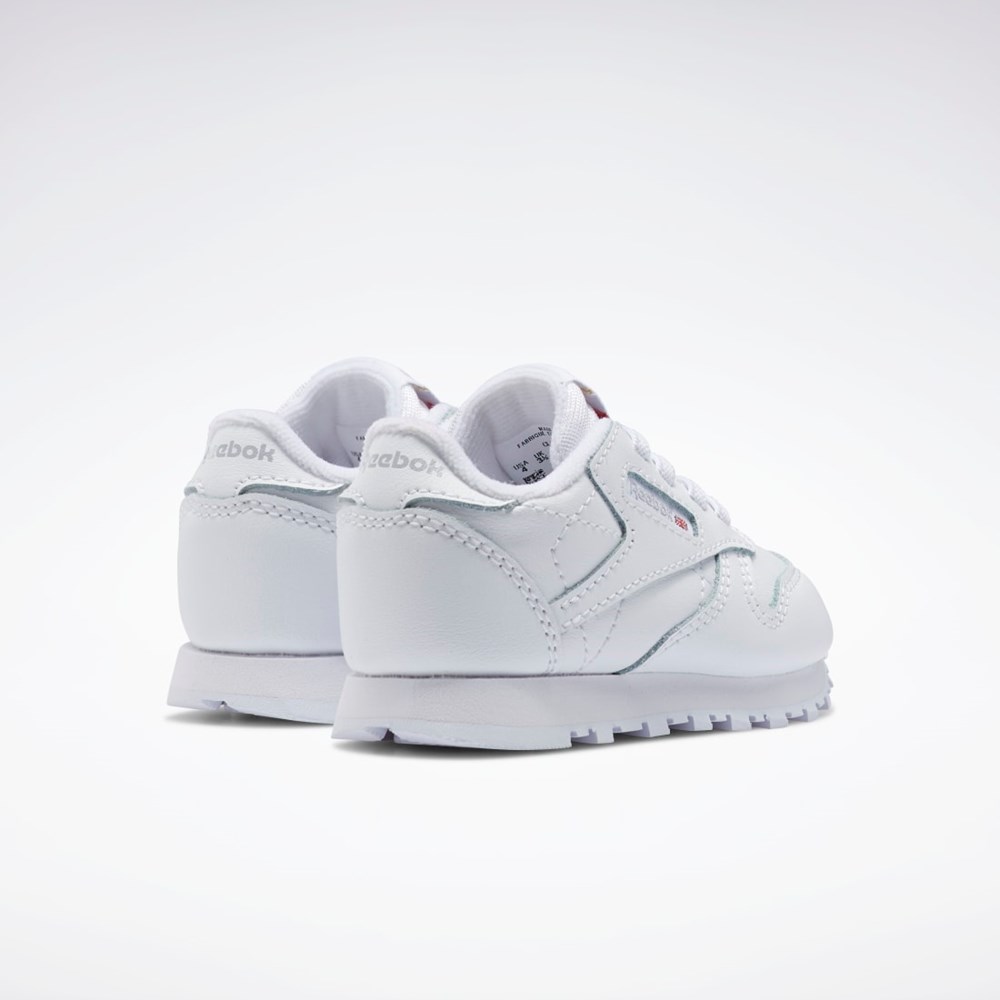 Ftwr White / Ftwr White / Ftwr White Reebok Classic Leather Shoes - Toddler | FZ2093