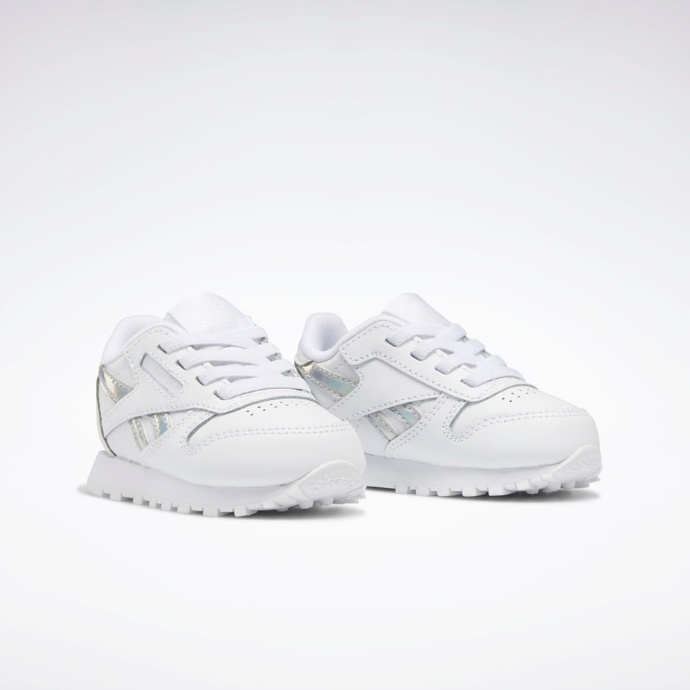 Ftwr White / Ftwr White / Ftwr White Reebok Classic Leather Shoes - Toddler | HQ3908