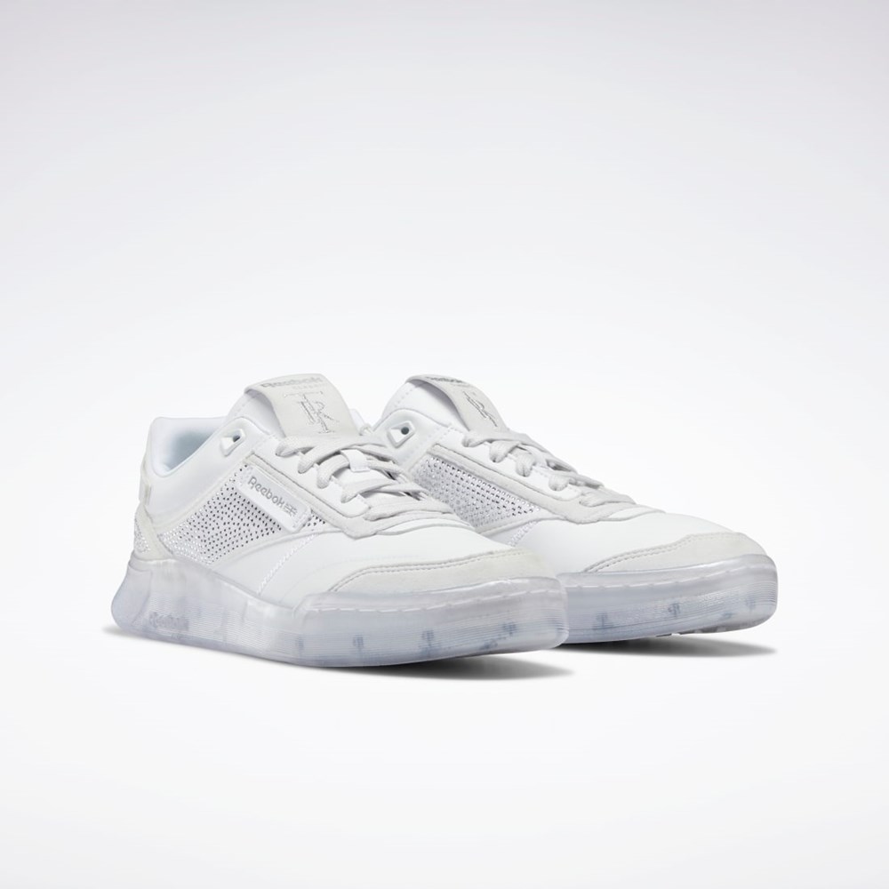 Ftwr White / Porcelain / Silver Met. Reebok Très Rasché Club C Legacy Diamanté Shoes | GX8487