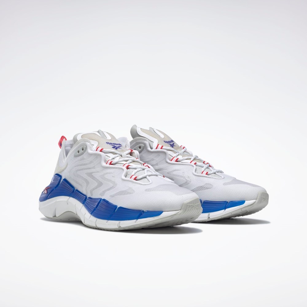 Ftwr White / Pure Grey 2 / Bright Cobalt Reebok Zig Kinetica II Shoes | H02745