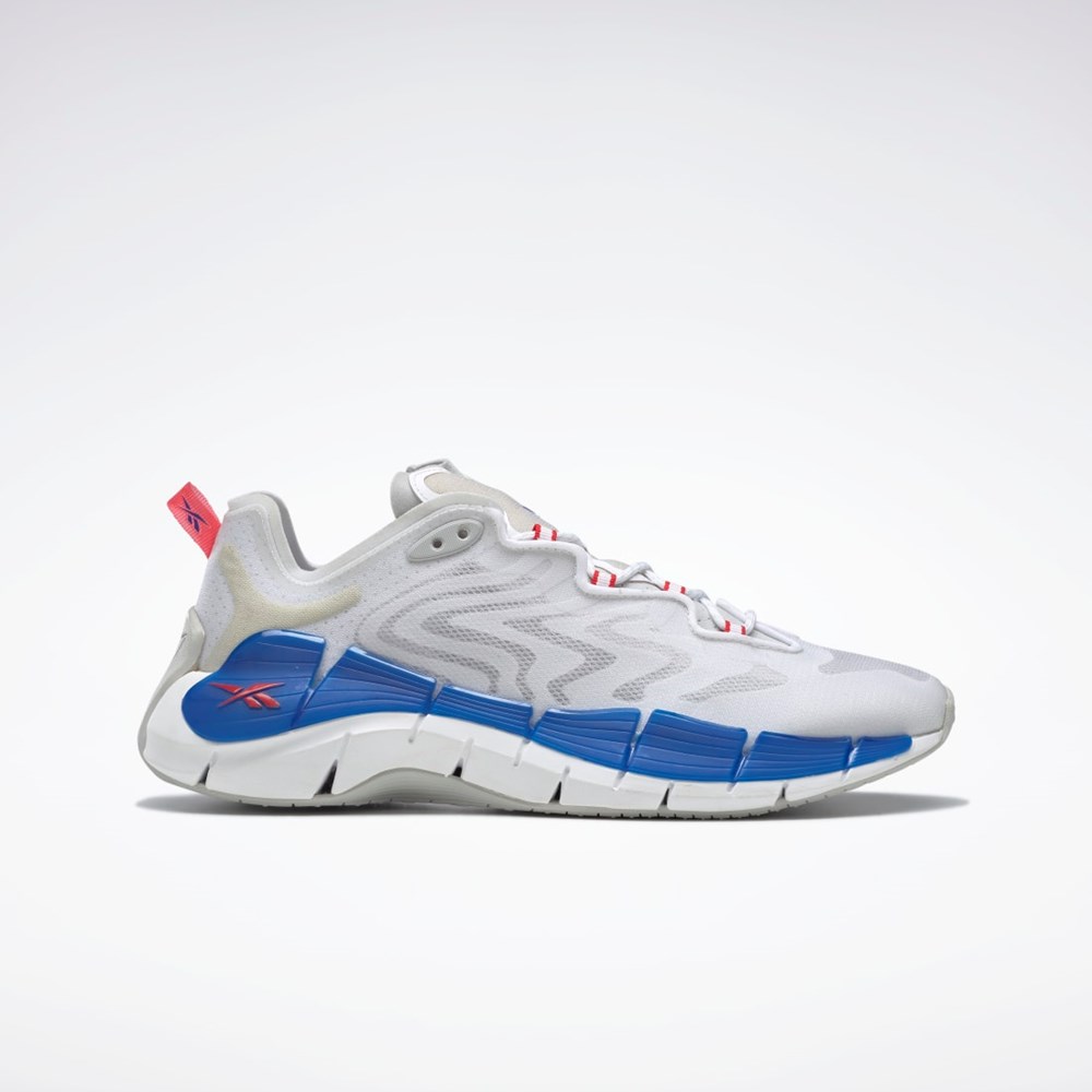 Ftwr White / Pure Grey 2 / Bright Cobalt Reebok Zig Kinetica II Shoes | H02745