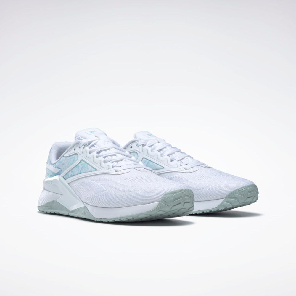 Ftwr White / Seaside Grey / Hint Mint Reebok Nano X2 Training Shoes | FZ5699