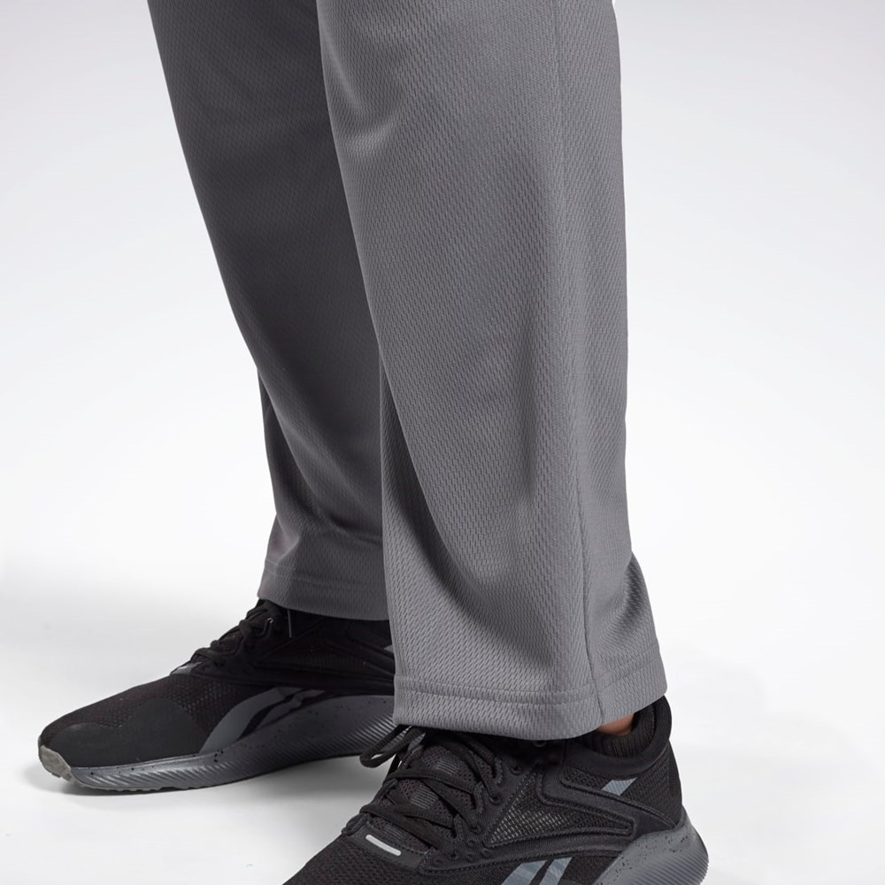 GREY Reebok Workout Ready Pants | GJ0907