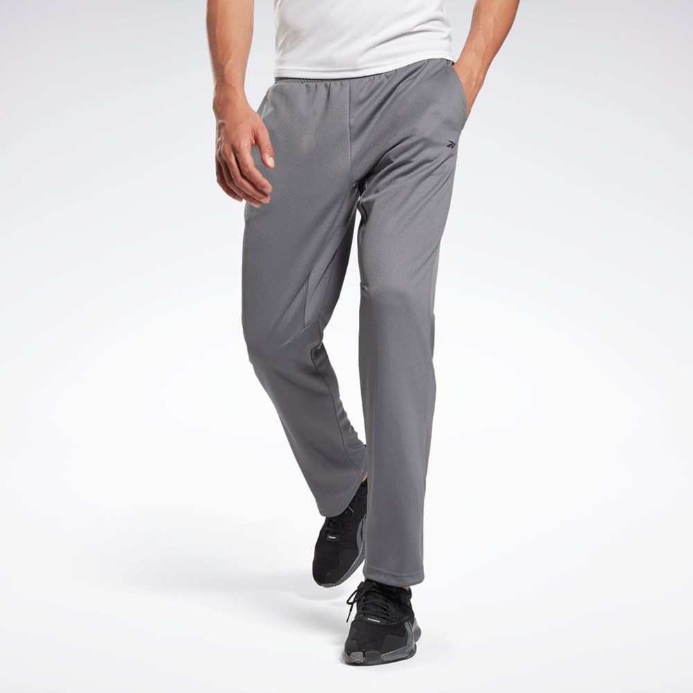 GREY Reebok Workout Ready Pants | GJ0907