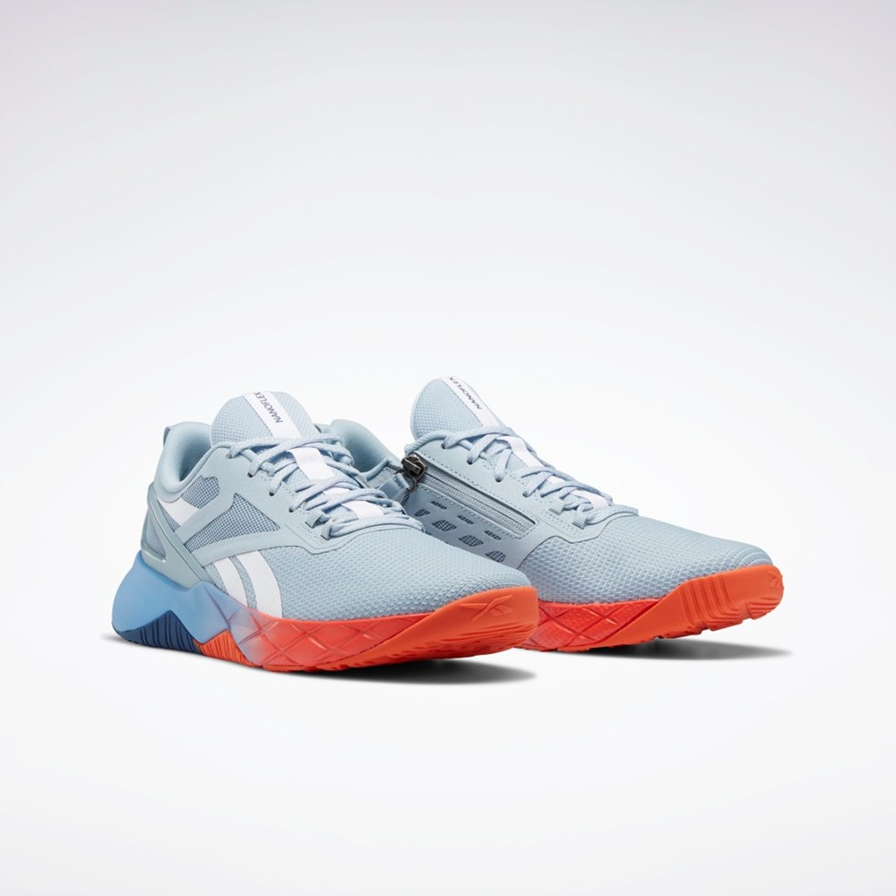 Gable Grey / Ftwr White / Batik Blue Reebok Nanoflex Parafit TR Shoes | GX2225