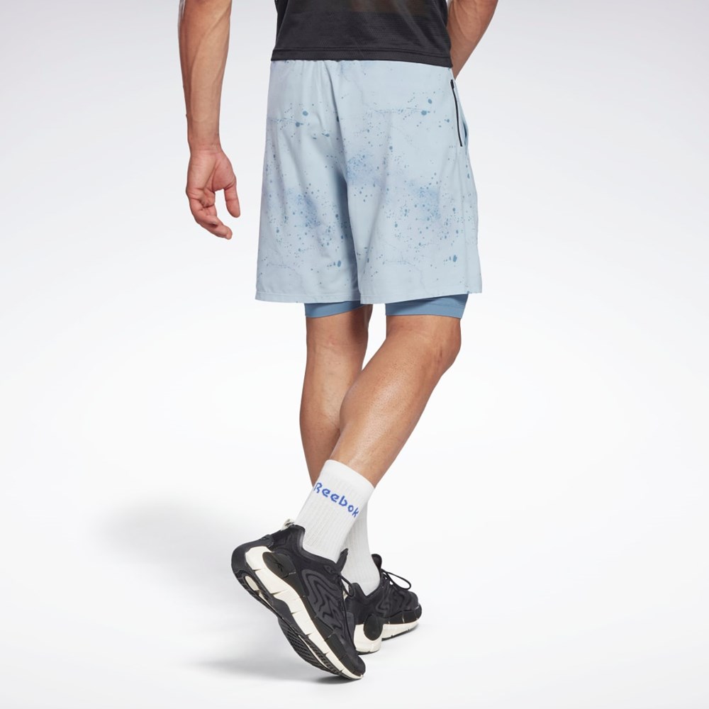 Gable Grey Reebok Les Mills® Strength Two-in-One Shorts | HD4162