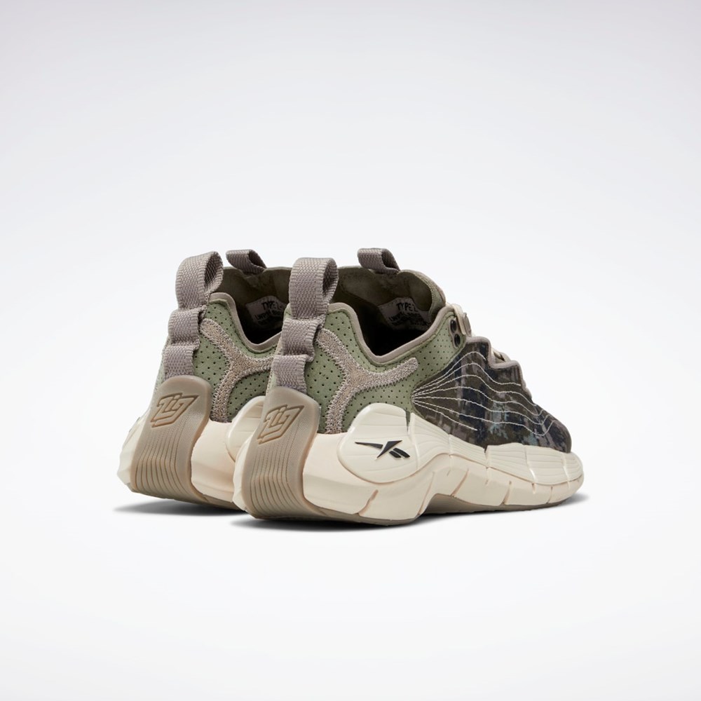 Hunter Green / Boulder Grey / Stucco Reebok Billionaire Boys Club Zig Kinetica II Shoes | GX1313