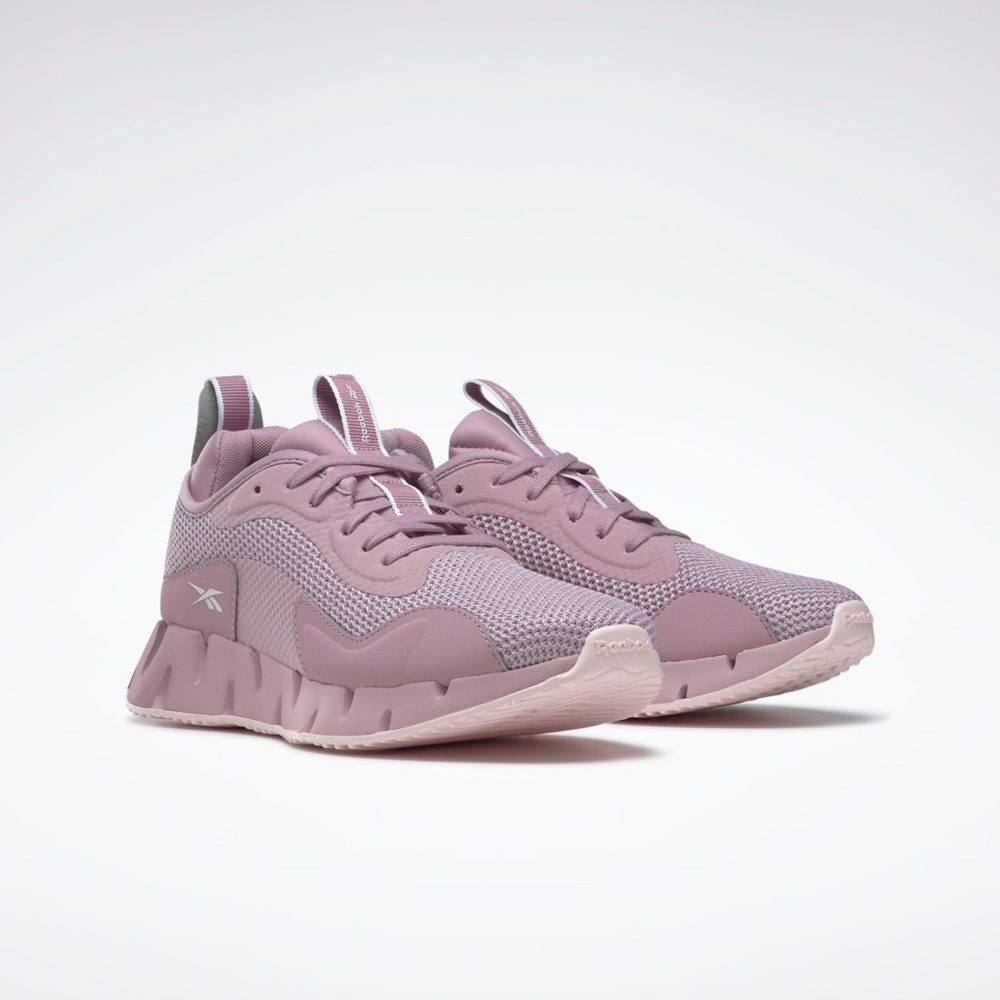 Infused Lilac / Infused Lilac / Porcelain Pink Reebok Zig Dynamica Shoes | HQ5865