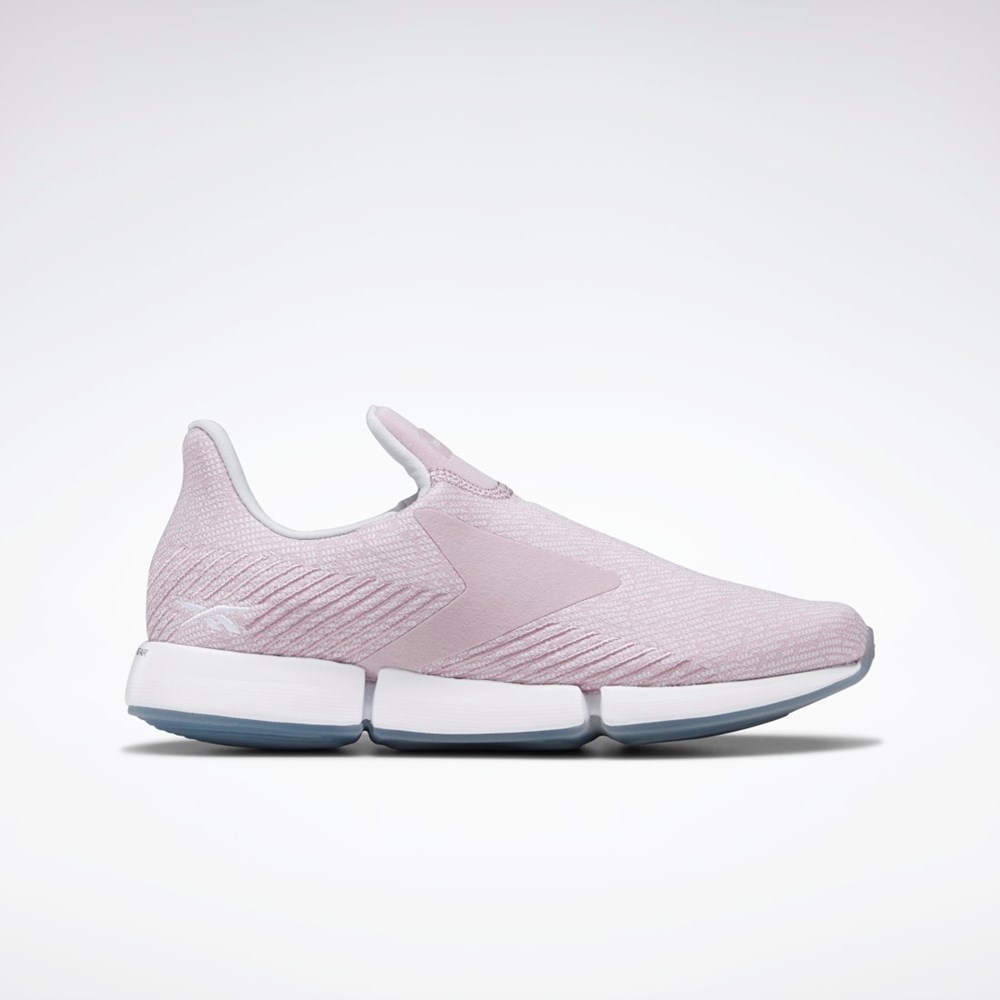 Infused Lilac / Pure Grey 2 / White Reebok DailyFit DMX Slip-On Shoes | GZ6393