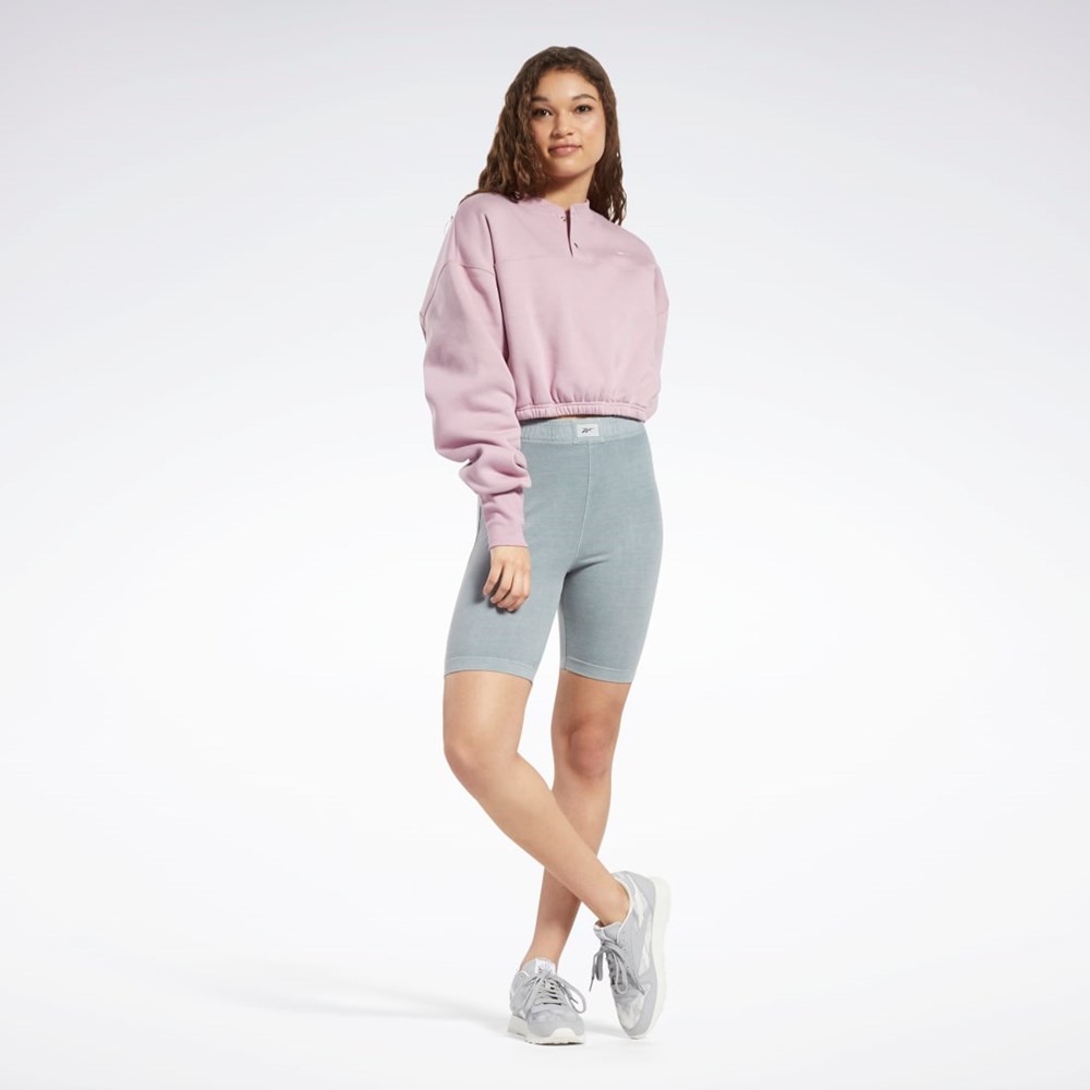 Infused Lilac Reebok Classics Fleece Sweatshirt | HK4927