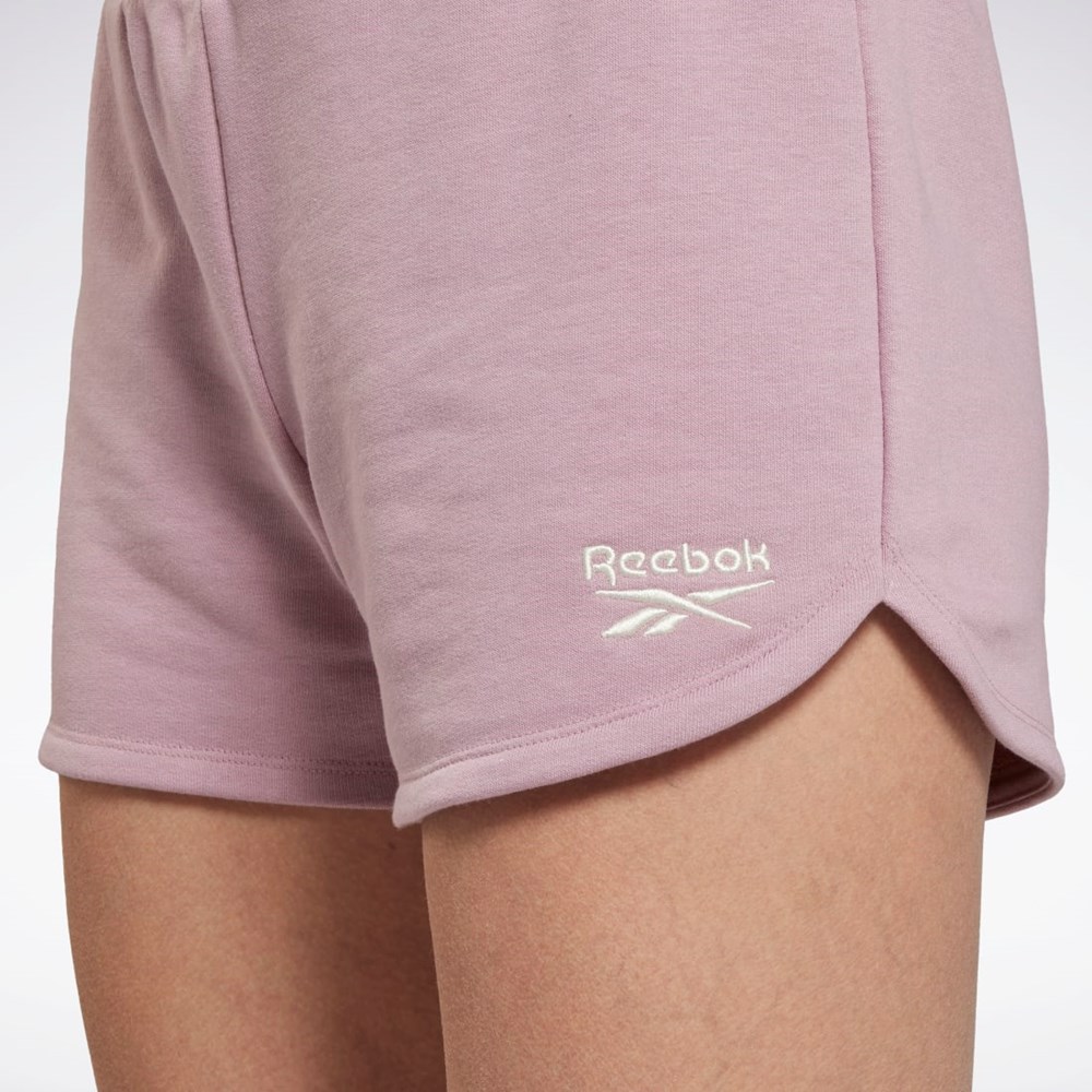 Infused Lilac Reebok Reebok Identity French Terry Shorts | HN6856