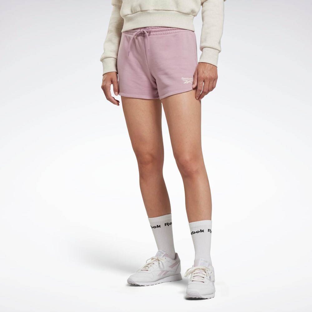 Infused Lilac Reebok Reebok Identity French Terry Shorts | HN6856