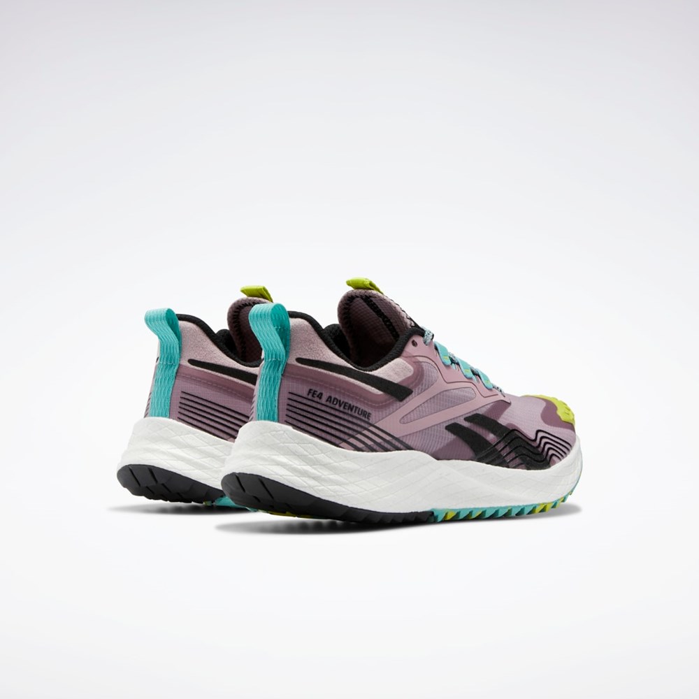 Infused Lilac / Semi Classic Teal / Acid Yellow Reebok Floatride Energy 4 Adventure Running Shoes | GX4800