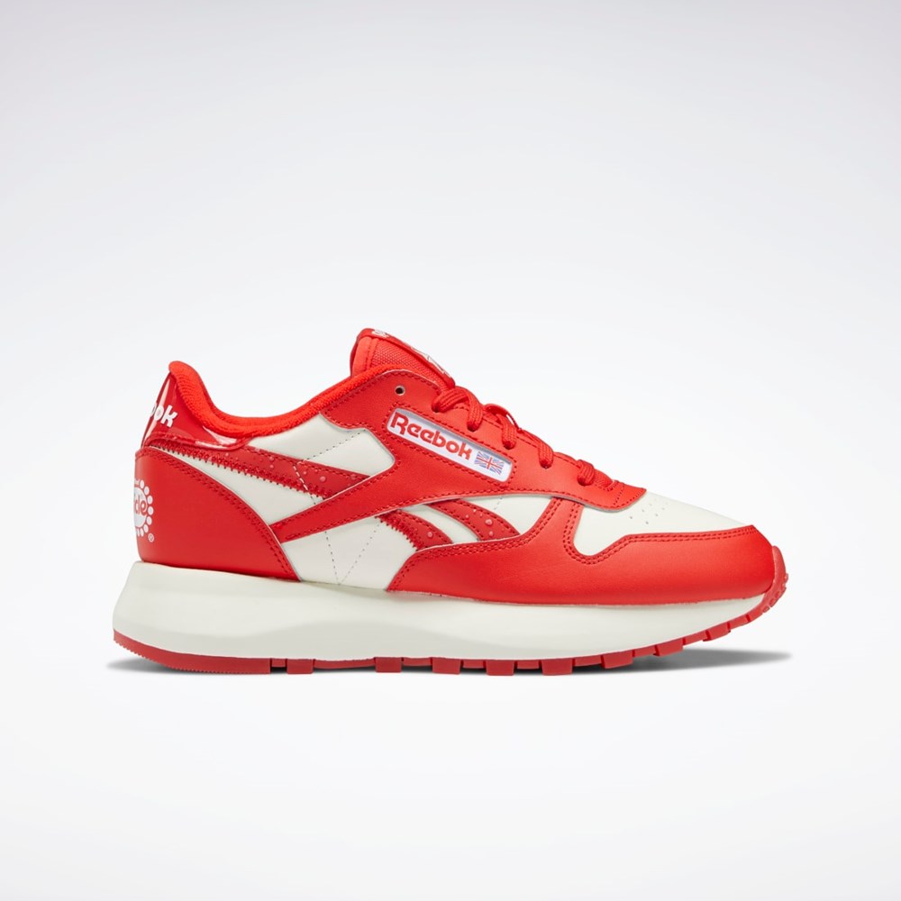 Instinct Red / Chalk / Instinct Red Reebok Popsicle Classic Leather SP Shoes | GY2432