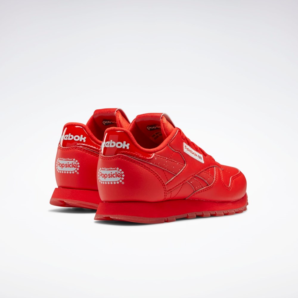 Instinct Red / Instinct Red / Instinct Red Reebok Popsicle Classic Leather Shoes - Preschool | HR0662