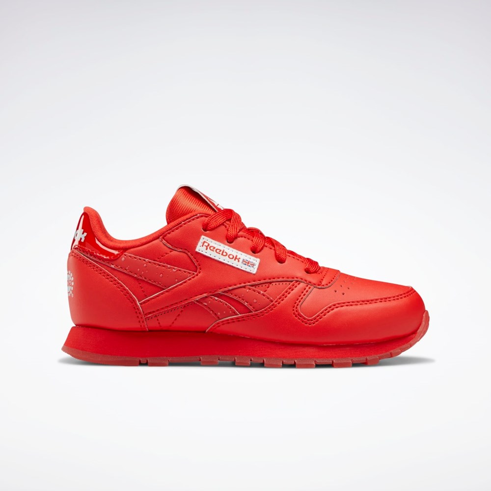 Instinct Red / Instinct Red / Instinct Red Reebok Popsicle Classic Leather Shoes - Preschool | HR0662