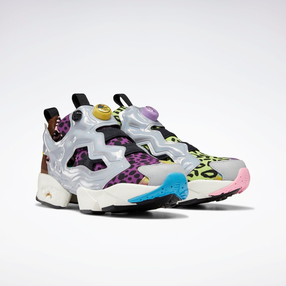 Kiwi Green / Aubergine / Just Brown Reebok THE FLINTSTONES Instapump Fury 94 Shoes | GY8819