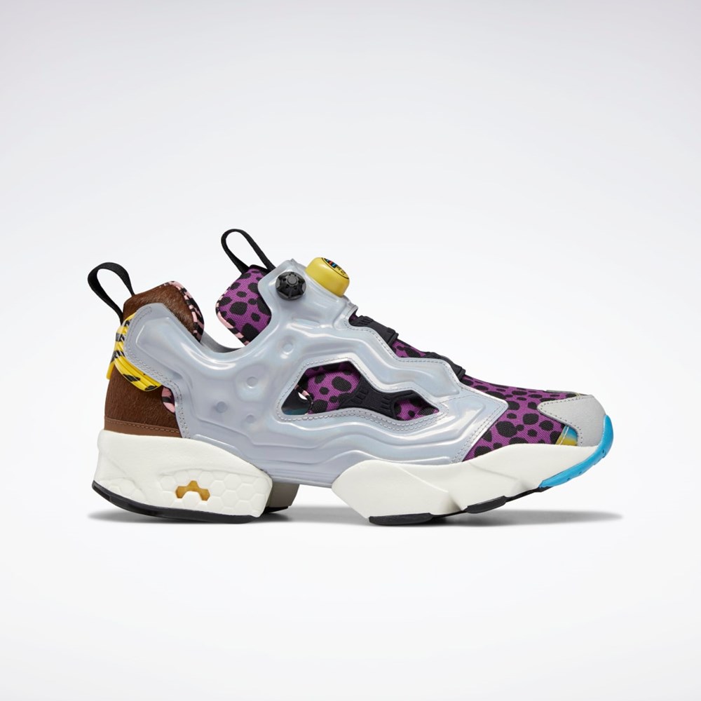 Kiwi Green / Aubergine / Just Brown Reebok THE FLINTSTONES Instapump Fury 94 Shoes | GY8819