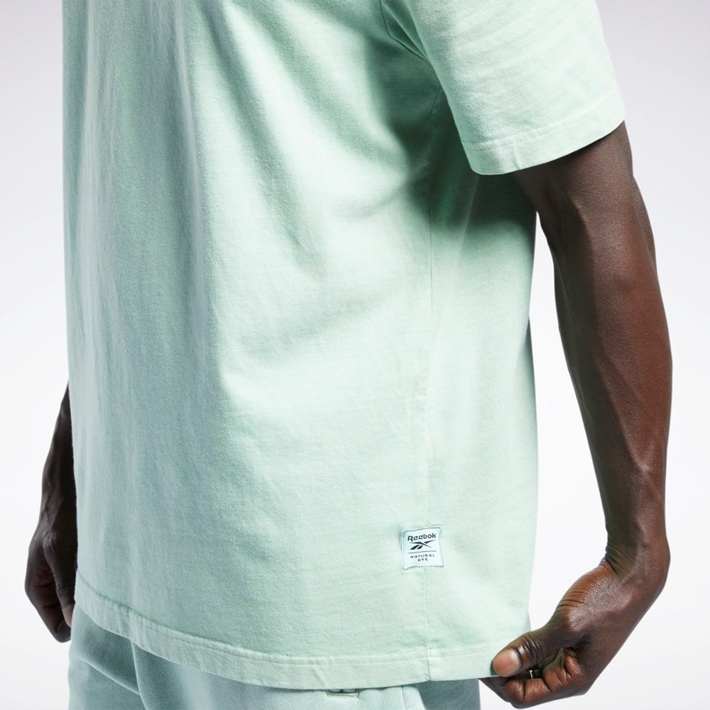 Light Sage Reebok Classics Natural Dye T-Shirt | H54440