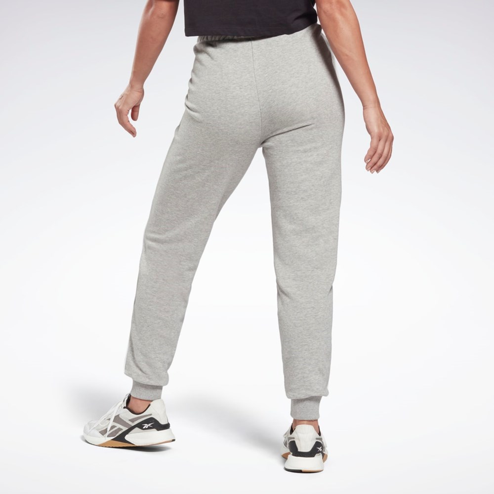 Medium Grey Heather Reebok Piping Joggers | HB4031