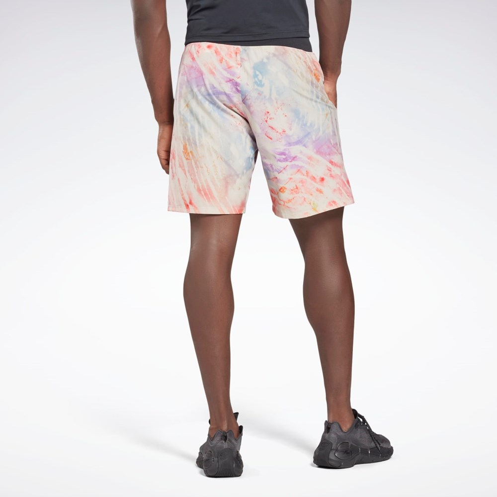 Moonstone Reebok Allover Print Strength Shorts | HA9048