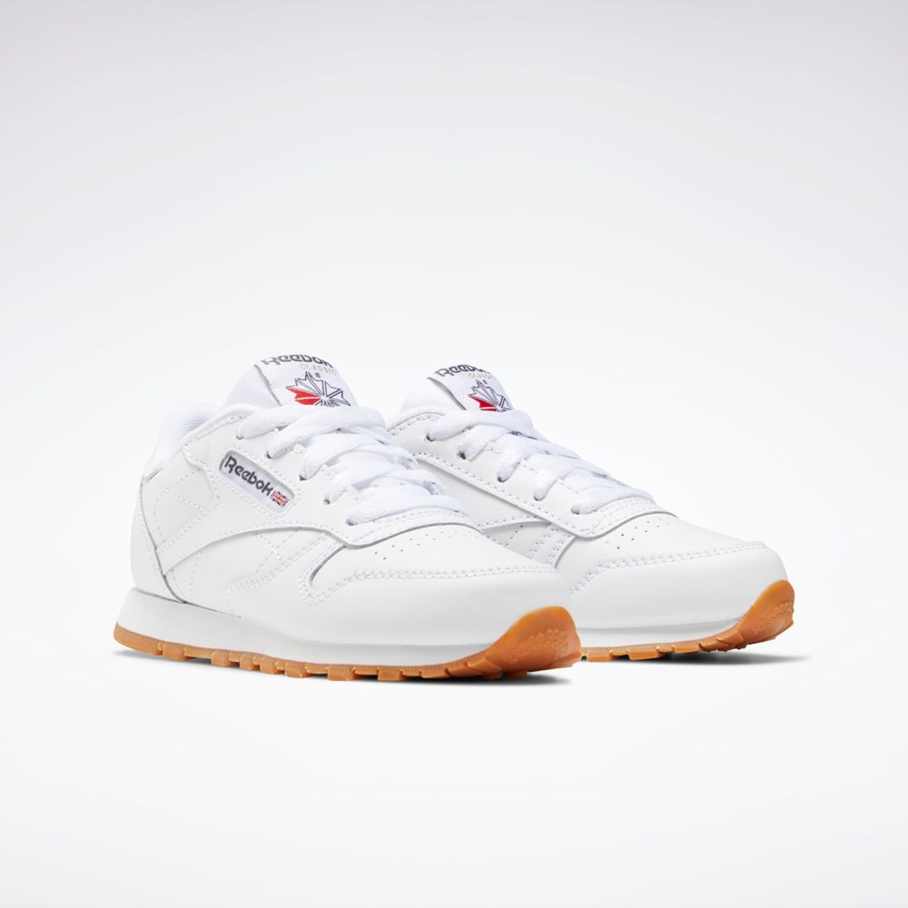 Multi Reebok Classic Leather Shoes - Preschool | AR1148