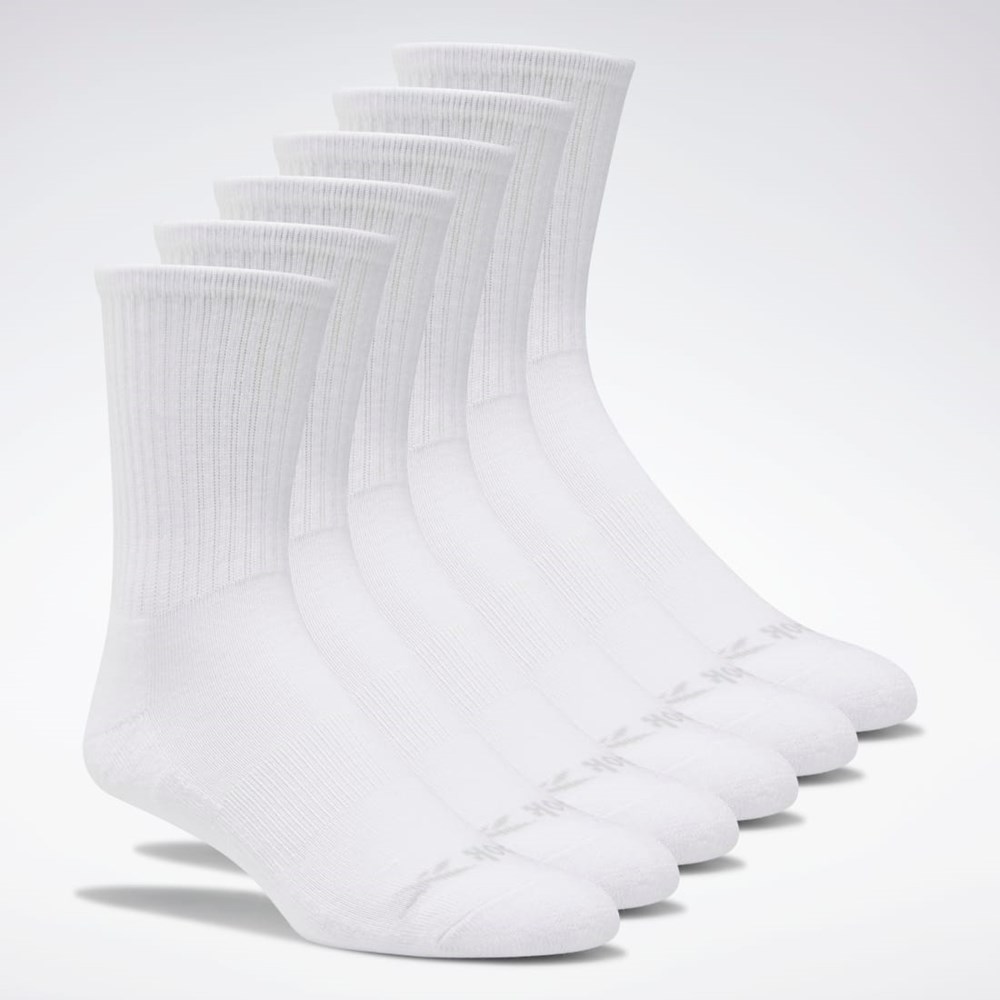 Multi Reebok Crew Basic Delta Socks Six Pack | EW1860