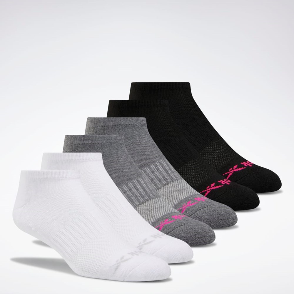 Multi Reebok Low Cut Socks 6 Pairs | GA0789