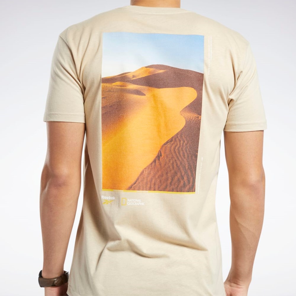 Multi Reebok National Geographic Short Sleeve T-Shirt | GA9190