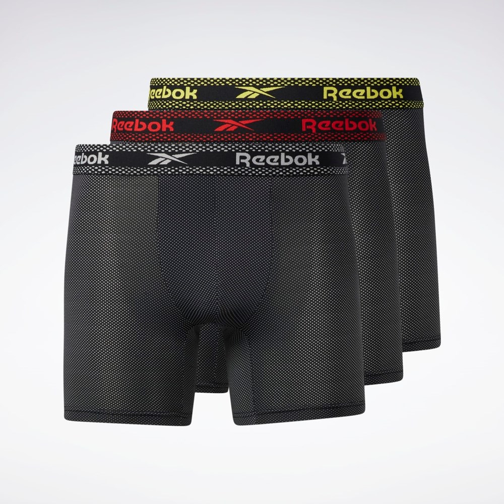 Multi Reebok Reebok Super Soft Nylon Performance Boxer Briefs 3 Pairs | EY0988