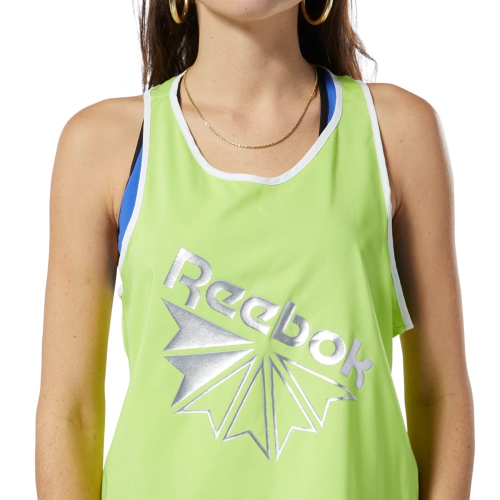 Neon Lime Reebok Classics Tank Top | DT7285