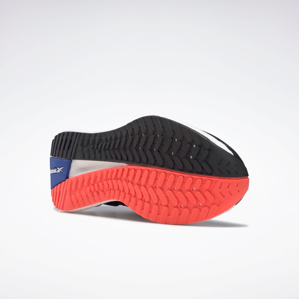 Night Black / Court Blue / Orange Flare Reebok Floatride Energy Symmetros Running Shoes | FW9396