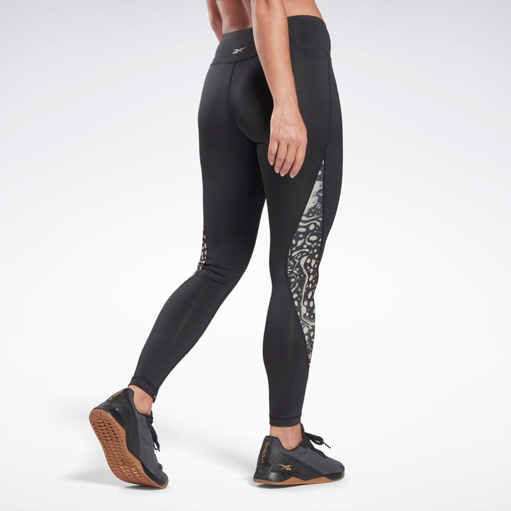 Night Black Reebok Modern Safari Leggings | HB1060