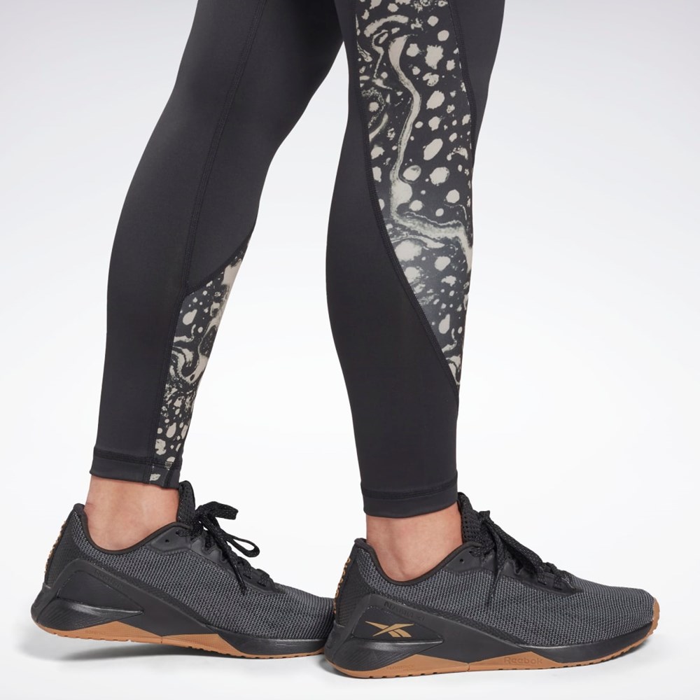 Night Black Reebok Modern Safari Leggings | HB1060