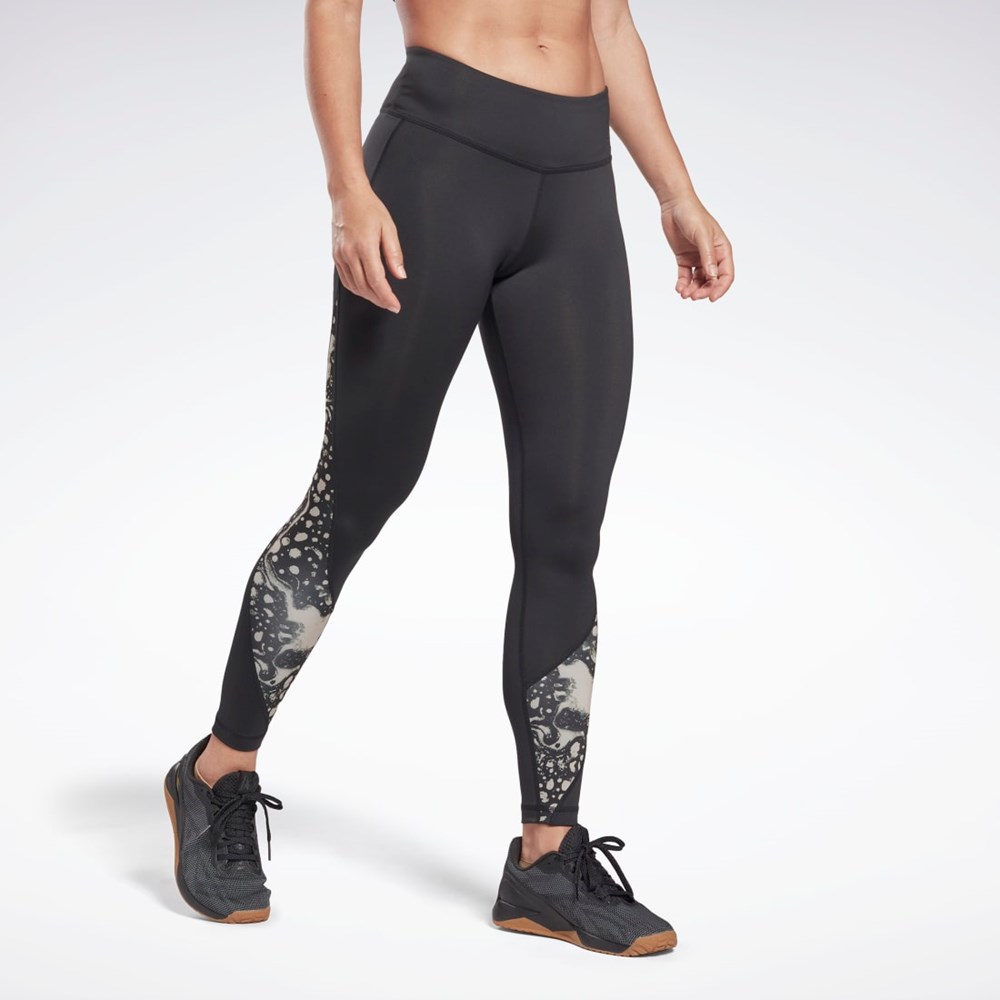 Night Black Reebok Modern Safari Leggings | HB1060