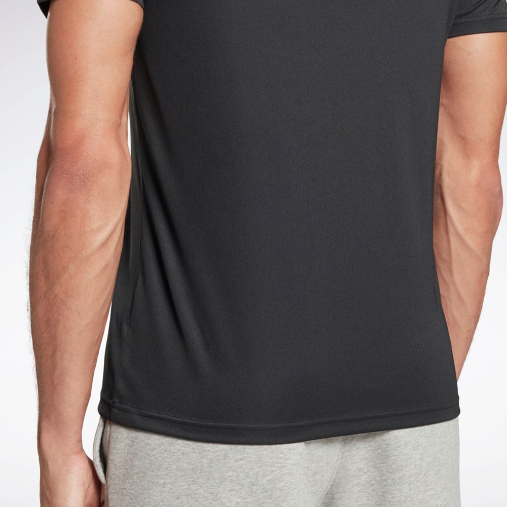 Night Black Reebok Workout Ready Graphic T-Shirt | HA1082