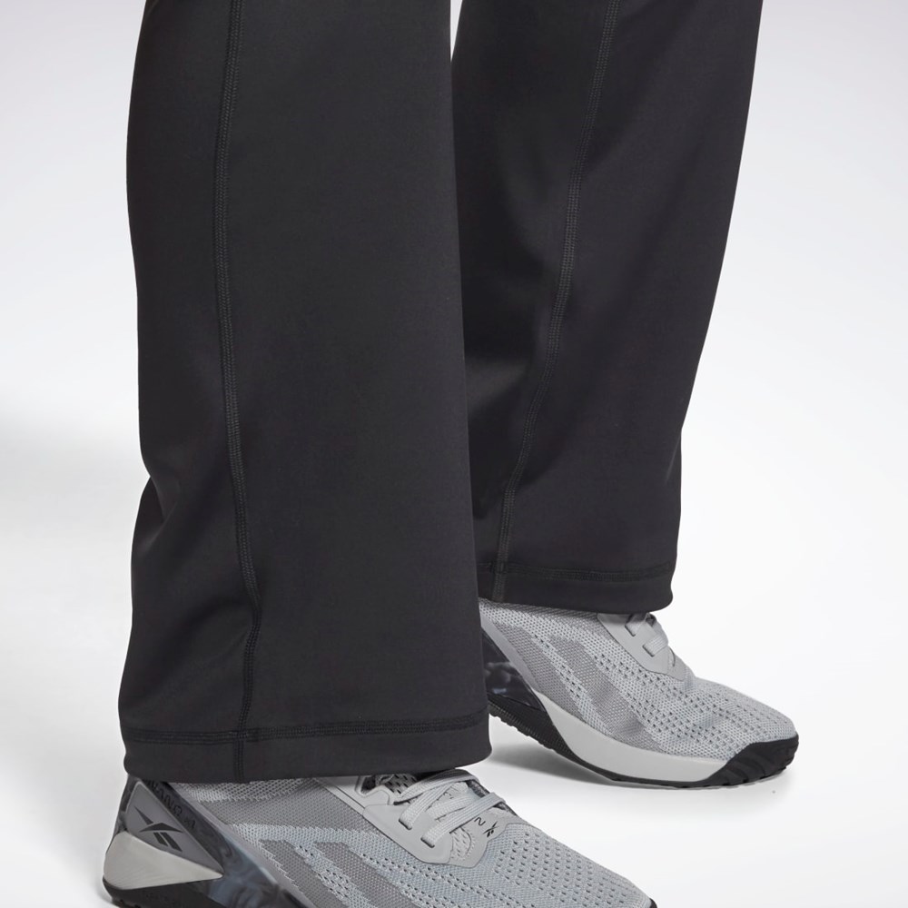 Night Black Reebok Workout Ready Program Bootcut Pants | GS1957