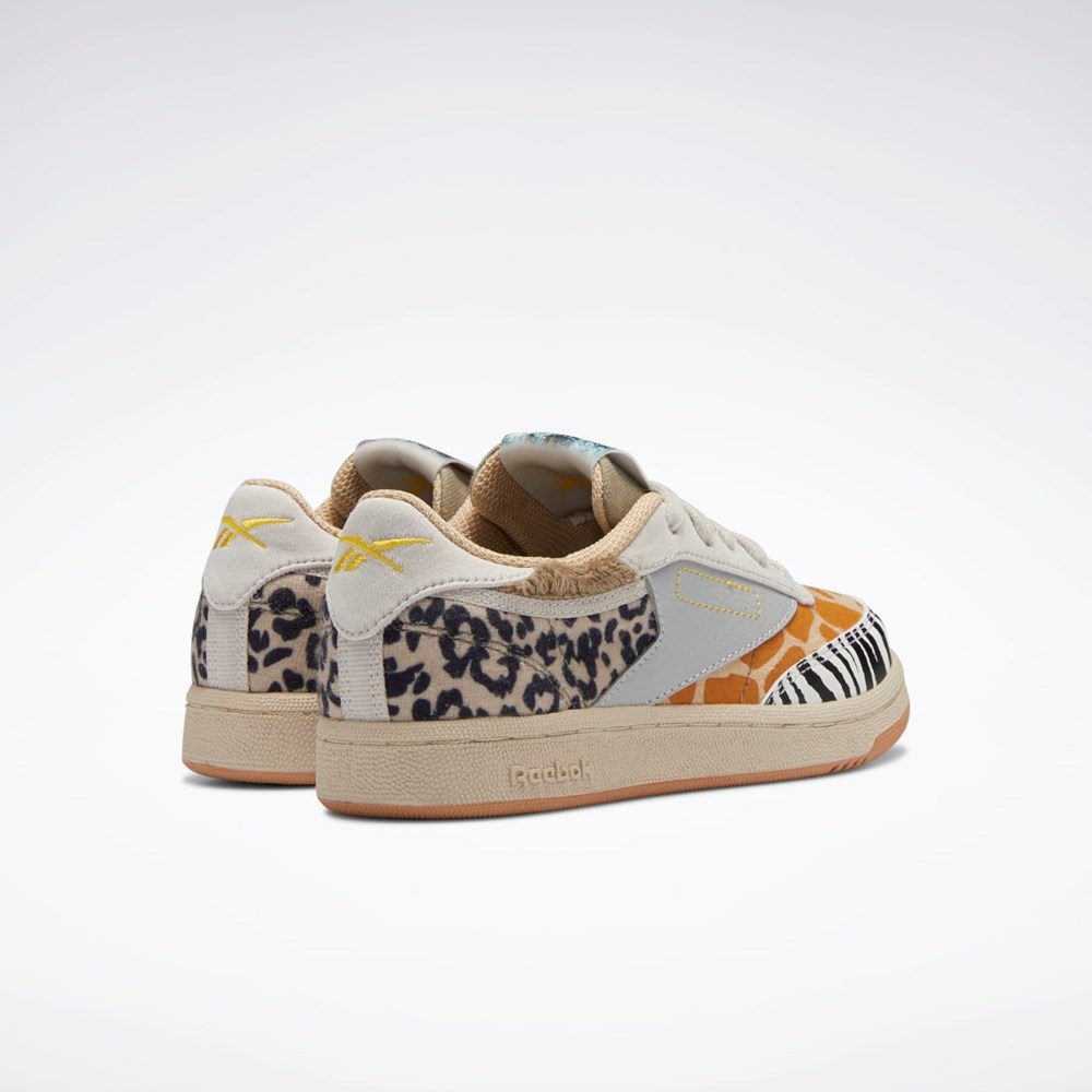 Oatmeal / Sand Stone / Soft Camel Reebok National Geographic Club C Shoes - Preschool | GY2067