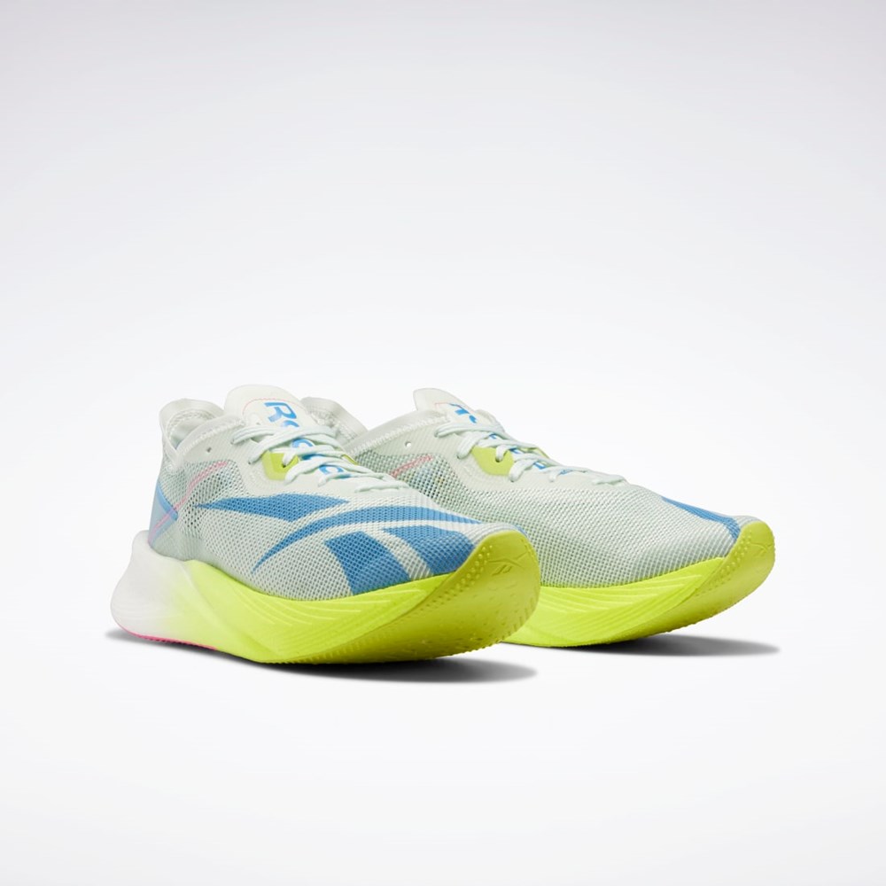 Opal Glow / Acid Yellow / Essential Blue Reebok Floatride Energy X Running Shoes | GZ0997