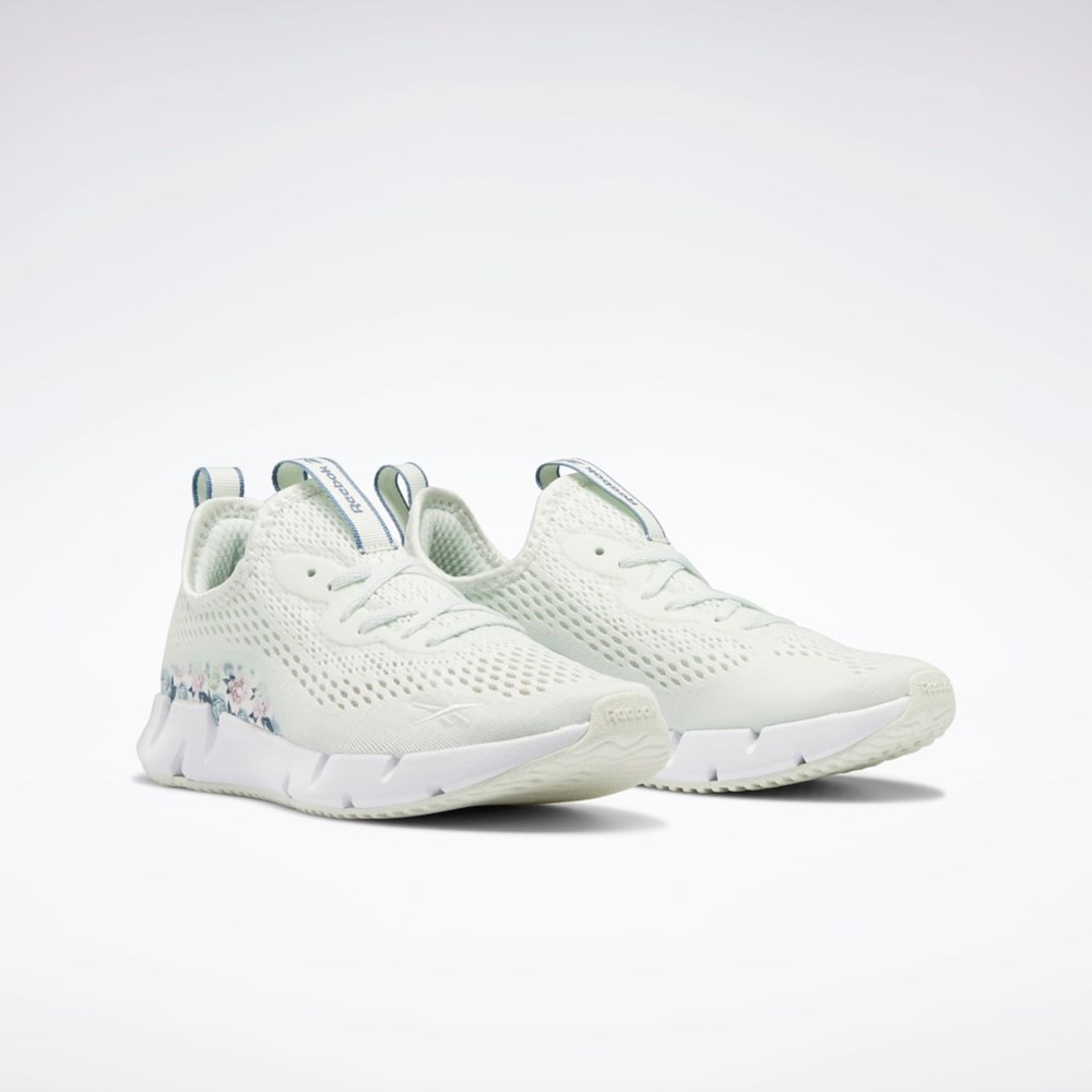 Opal Glow / Chalk / Light Sage Reebok Zig Sky Shoes | GZ6819