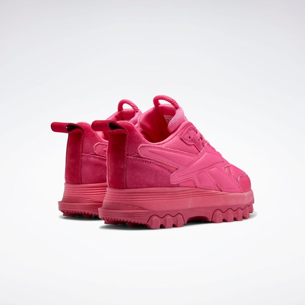 Pink Fusion / Pink Fusion / Rugged Rose Reebok Cardi B Classic Leather V2 Shoes - Grade School | GZ4260